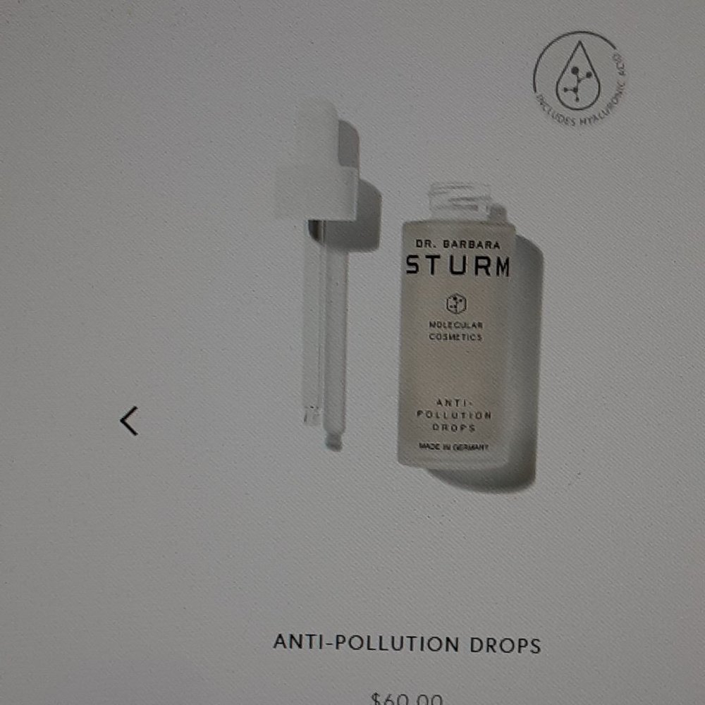 Dr. Barbara Sturm Anti Pollution Drops - made in Germany  - 10 ml  NEW